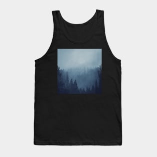 Misty Blue Forest 3 Tank Top